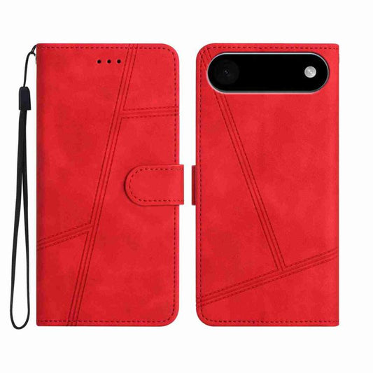 For iPhone Air Skin-feel Stitching Leather Phone Case(Red) - iPhone Air Cases by buy2fix | Online Shopping UK | buy2fix