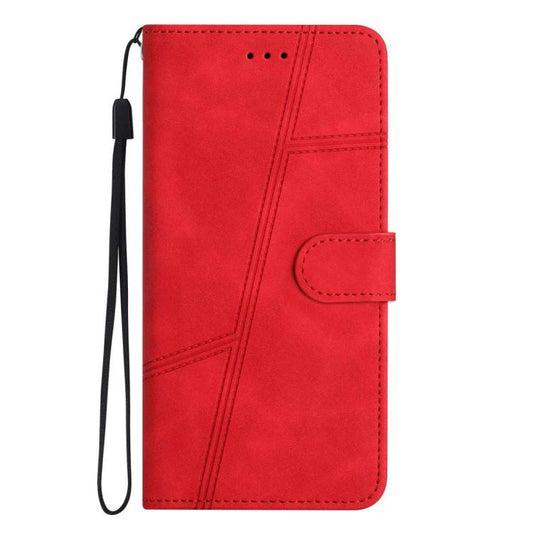 For iPhone Air Skin-feel Stitching Leather Phone Case(Red) - iPhone Air Cases by buy2fix | Online Shopping UK | buy2fix