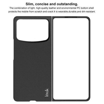 For Xiaomi Mix Fold 4 imak Ruiyi Series Carbon Fiber PU + PC Phone Case - Mix Fold 4 Cases by imak | Online Shopping UK | buy2fix