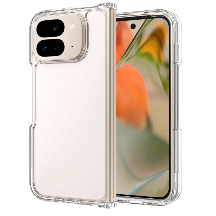 For Google Pixel 10 Pro Fold Scratchproof Acrylic TPU Phone Case(Transparent) - Google Cases by buy2fix | Online Shopping UK | buy2fix