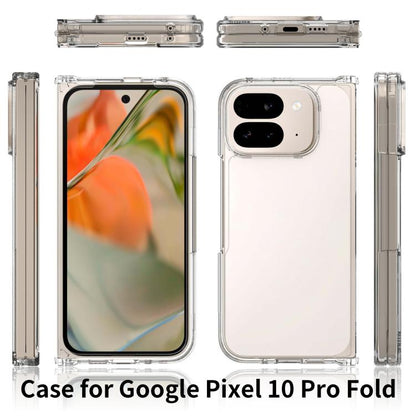 For Google Pixel 10 Pro Fold Scratchproof Acrylic TPU Phone Case(Transparent) - Google Cases by buy2fix | Online Shopping UK | buy2fix