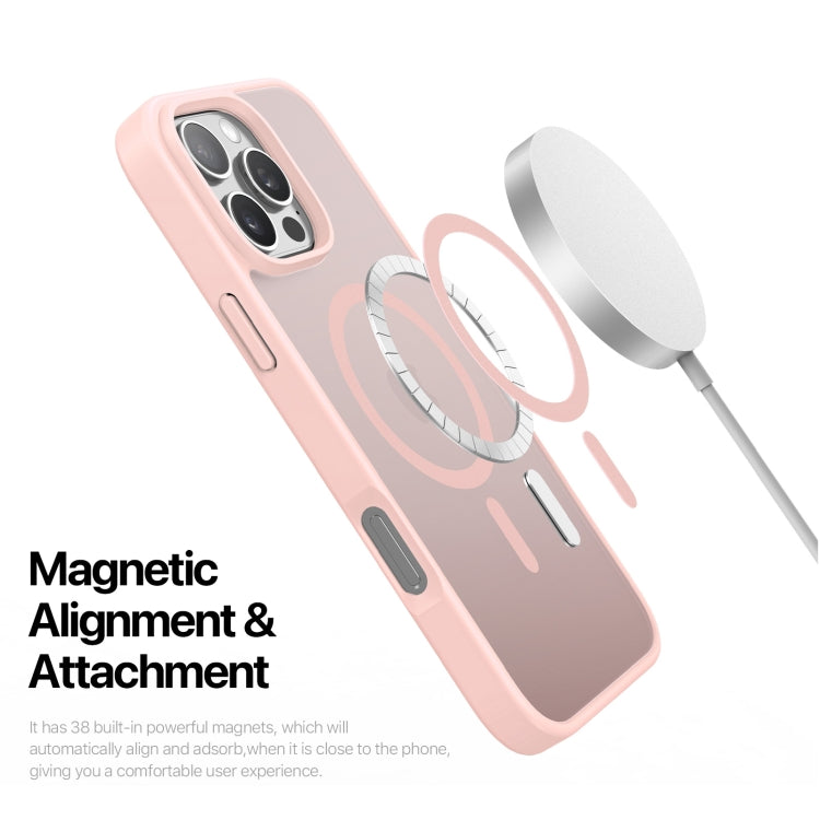 For iPhone 16 Pro DUX DUCIS Yind Series MagSafe TPU Hybrid PC Phone Case(Light Pink) - iPhone 16 Pro Cases by DUX DUCIS | Online Shopping UK | buy2fix