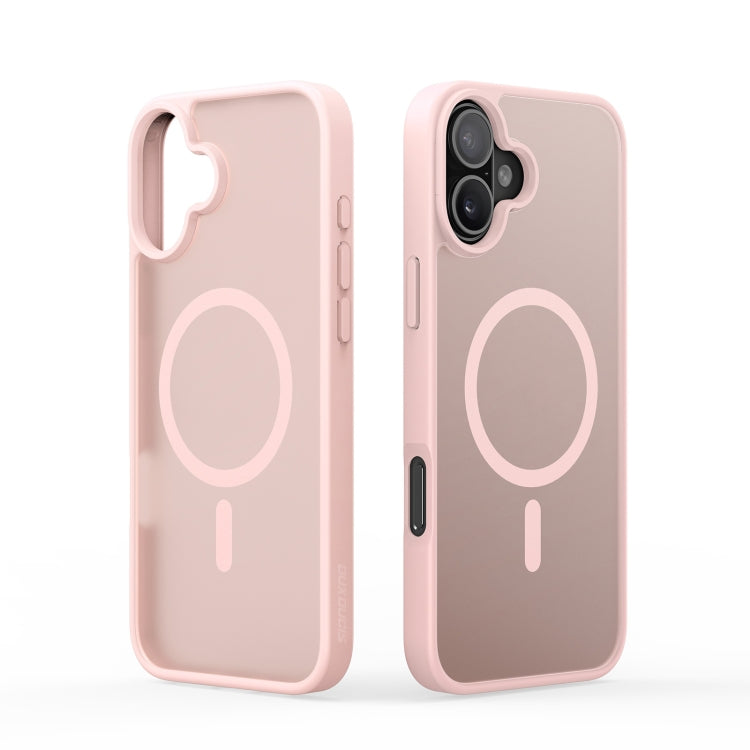 For iPhone 16 Plus DUX DUCIS Yind Series MagSafe TPU Hybrid PC Phone Case(Light Pink) - iPhone 16 Plus Cases by DUX DUCIS | Online Shopping UK | buy2fix