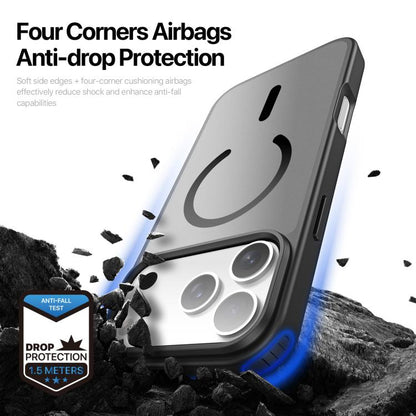 For iPhone 17 Pro DUX DUCIS Yind Series MagSafe TPU Hybrid PC Phone Case(Black) - iPhone 17 Pro Cases by DUX DUCIS | Online Shopping UK | buy2fix