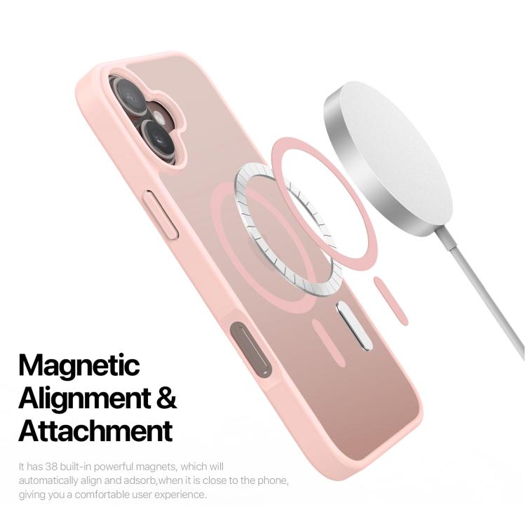For iPhone 17 DUX DUCIS Yind Series MagSafe TPU Hybrid PC Phone Case(Light Pink) - iPhone 17 Cases by DUX DUCIS | Online Shopping UK | buy2fix