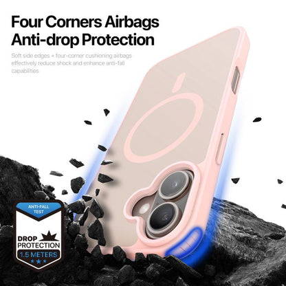 For iPhone 17 DUX DUCIS Yind Series MagSafe TPU Hybrid PC Phone Case(Light Pink) - iPhone 17 Cases by DUX DUCIS | Online Shopping UK | buy2fix
