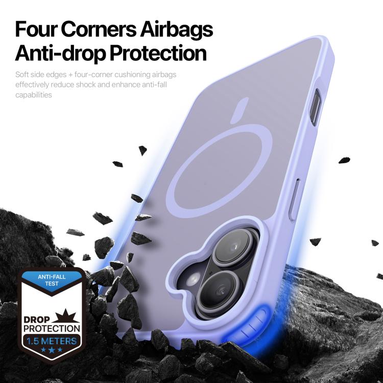 For iPhone 17 DUX DUCIS Yind Series MagSafe TPU Hybrid PC Phone Case(Light Purple) - iPhone 17 Cases by DUX DUCIS | Online Shopping UK | buy2fix