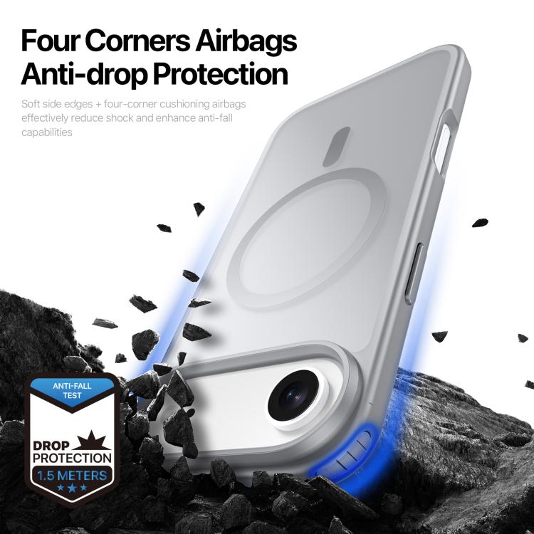 For iPhone Air DUX DUCIS Yind Series MagSafe TPU Hybrid PC Phone Case(Grey) - iPhone Air Cases by DUX DUCIS | Online Shopping UK | buy2fix