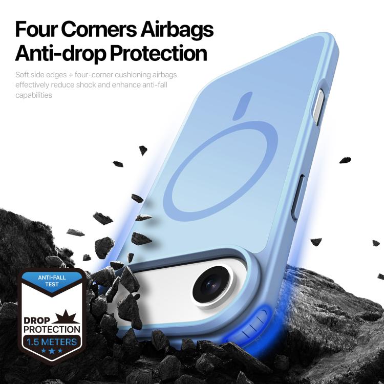 For iPhone Air DUX DUCIS Yind Series MagSafe TPU Hybrid PC Phone Case(Light Blue) - iPhone Air Cases by DUX DUCIS | Online Shopping UK | buy2fix
