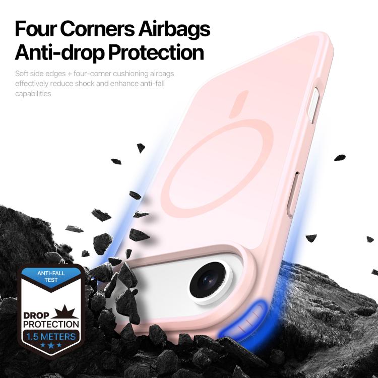 For iPhone Air DUX DUCIS Yind Series MagSafe TPU Hybrid PC Phone Case(Light Pink) - iPhone Air Cases by DUX DUCIS | Online Shopping UK | buy2fix