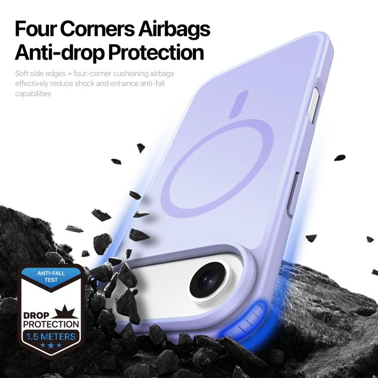 For iPhone Air DUX DUCIS Yind Series MagSafe TPU Hybrid PC Phone Case(Light Purple) - iPhone Air Cases by DUX DUCIS | Online Shopping UK | buy2fix
