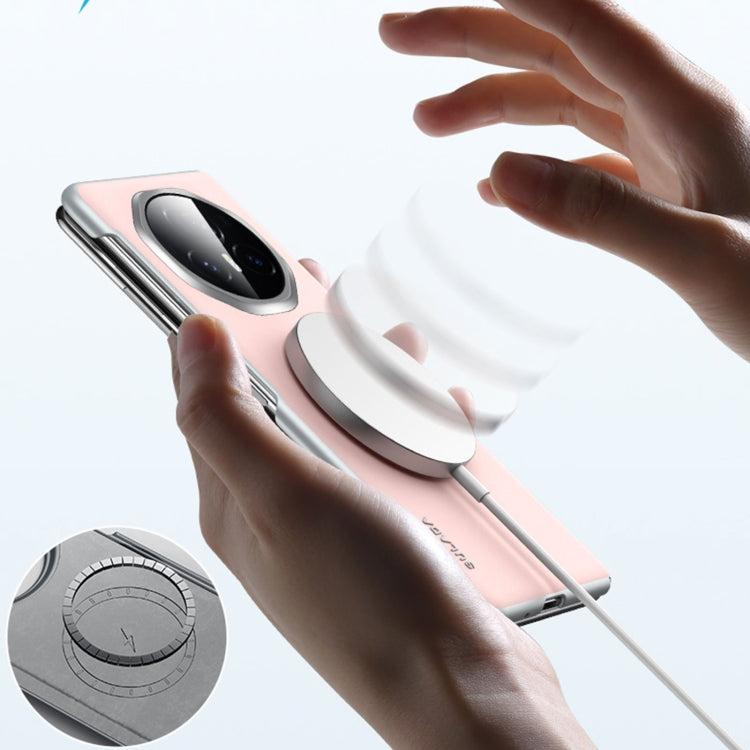 For Honor Magic V3 SULADA Skin Feel Liquid Leather Shockproof Phone Case(Purple) - Honor Cases by SULADA | Online Shopping UK | buy2fix