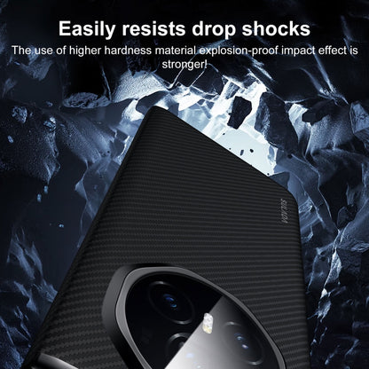 For Honor Magic V3 SULADA Kevlar 600D Texture Smart Window Leather Phone Case(Brown) - Honor Cases by SULADA | Online Shopping UK | buy2fix