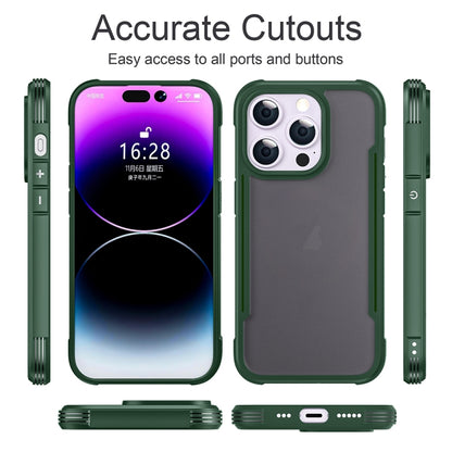 For iPhone 16 Pro Max Skin Feel Frosted PC Hybrid TPU Phone Case(Green) - iPhone 16 Pro Max Cases by buy2fix | Online Shopping UK | buy2fix