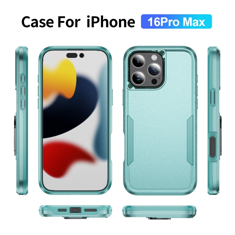 For iPhone 16 Pro Max Pioneer Armor Heavy Duty PC + TPU Phone Case(Green) - iPhone 16 Pro Max Cases by buy2fix | Online Shopping UK | buy2fix