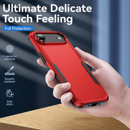 For iPhone Air Pioneer Armor Heavy Duty PC + TPU Phone Case(Red+Black) - iPhone Air Cases by buy2fix | Online Shopping UK | buy2fix