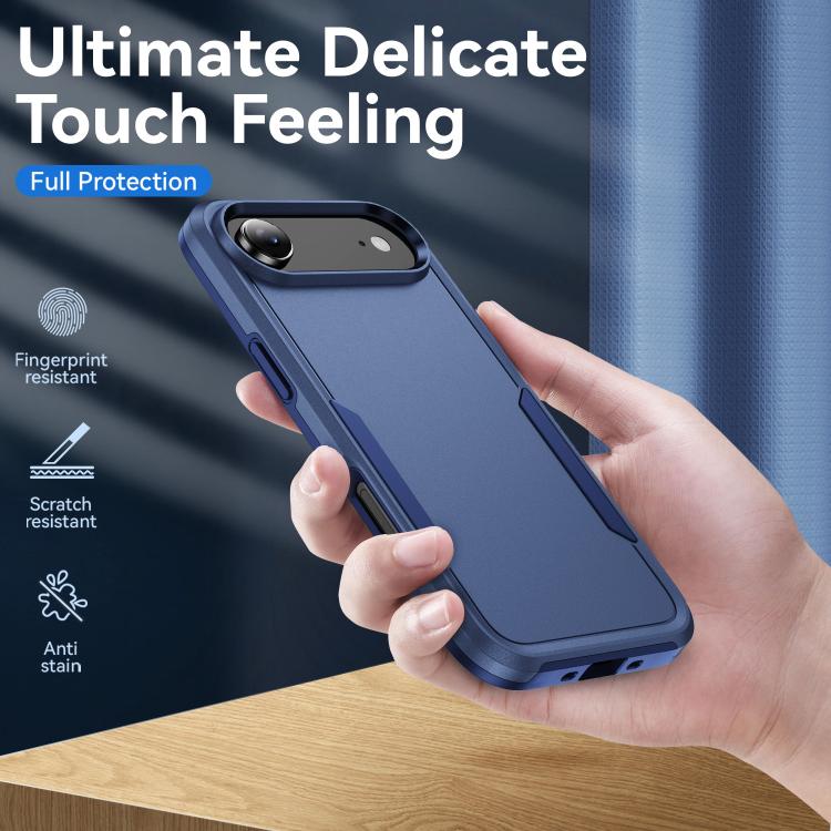 For iPhone Air Pioneer Armor Heavy Duty PC + TPU Phone Case(Blue) - iPhone Air Cases by buy2fix | Online Shopping UK | buy2fix