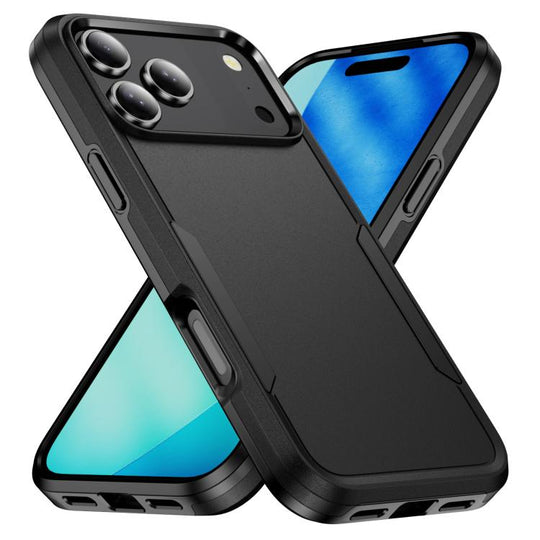 For iPhone 18 Pro Pioneer Armor Heavy Duty PC + TPU Phone Case(Black)