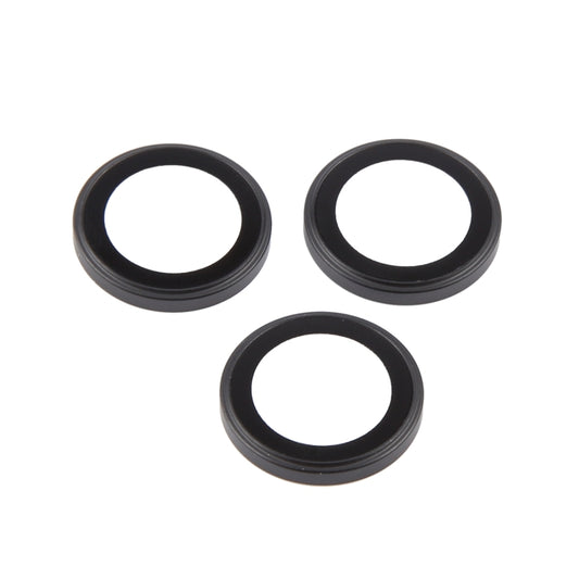 For iPhone 16 Pro / 16 Pro Max Back Camera Cover Tempered Glass Lens Film(Black) by buy2fix