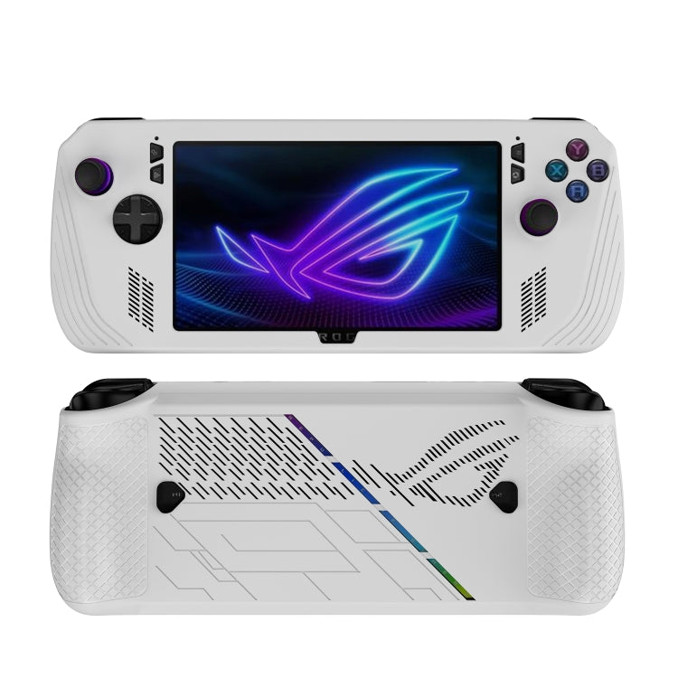 For ASUS ROG Ally X Game Console Silicone Protective Case(White) - Accessories by buy2fix | Online Shopping UK | buy2fix