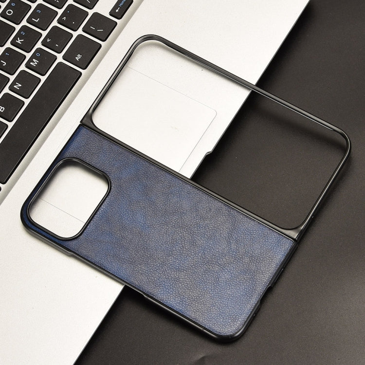 For Google Pixel 9 Pro Fold Litchi Texture Back Cover Phone Case(Blue) - Google Cases by buy2fix | Online Shopping UK | buy2fix