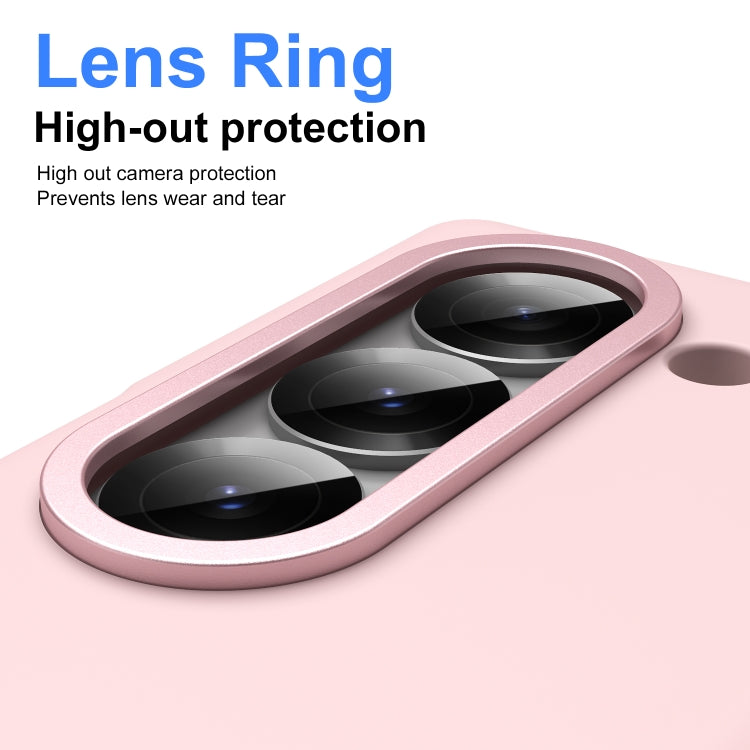 For Samsung Galaxy Z Fold6 Integrated Skin Feel Foldable Phone Case with Capacitive Stylus(Pink) - Galaxy Z Fold6 5G Cases by buy2fix | Online Shopping UK | buy2fix