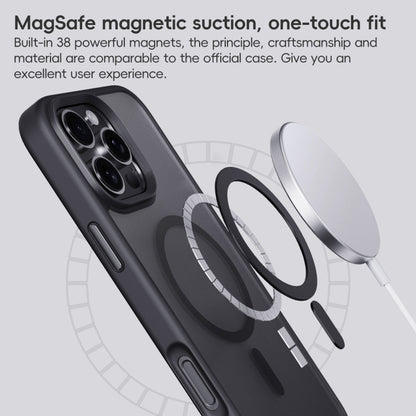 For iPhone 16e Frosted MagSafe Magnetic Phone Case(Grey) - iPhone 16e Cases by buy2fix | Online Shopping UK | buy2fix