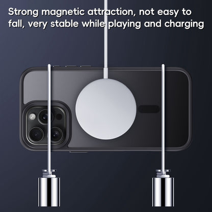For iPhone 16e Frosted MagSafe Magnetic Phone Case(Grey) - iPhone 16e Cases by buy2fix | Online Shopping UK | buy2fix
