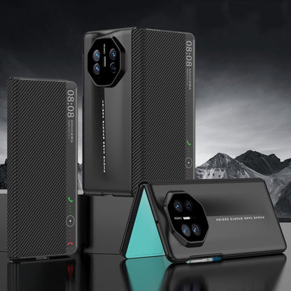 For Huawei Mate X5 GKK Blade Flip PU Phone Case(Carbon Fiber) by GKK