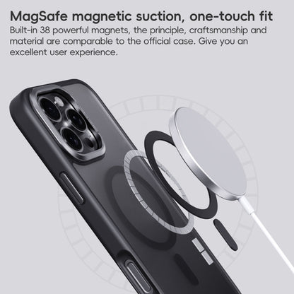 For iPhone 16 Pro Frosted MagSafe Magnetic Phone Case(Puprle) - iPhone 16 Pro Cases by buy2fix | Online Shopping UK | buy2fix