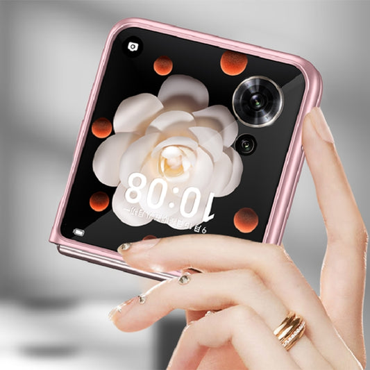 For Honor Magic V Flip GKK Ultra-thin Full Coverage Phone Case(Pink) by GKK