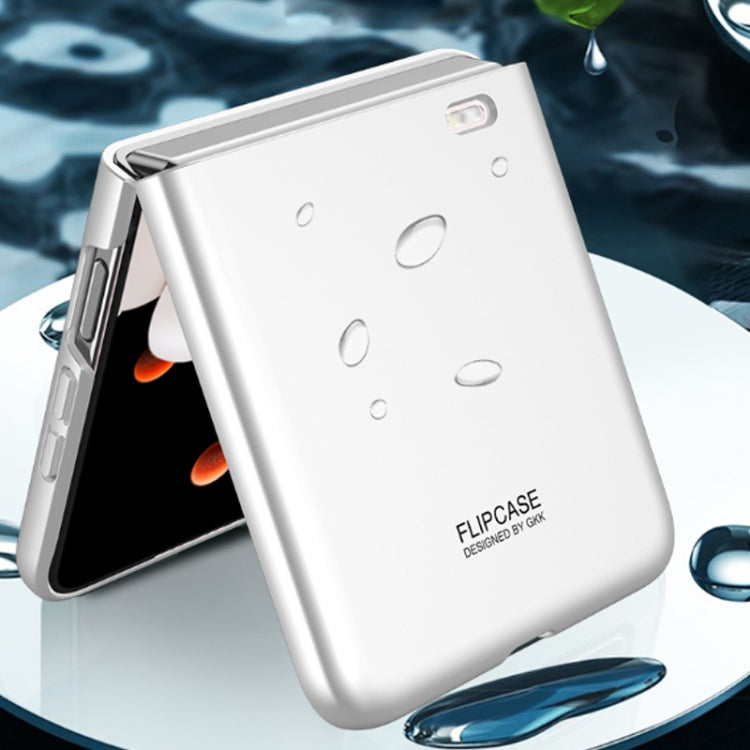 For Honor Magic V Flip GKK Ultra-thin Full Coverage Phone Case(Silver) by GKK