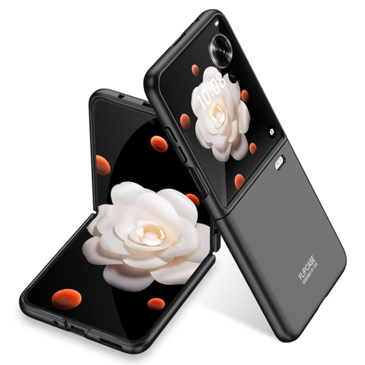 For Honor Magic V Flip GKK Ultra-thin Full Coverage Phone Case(Black) by GKK