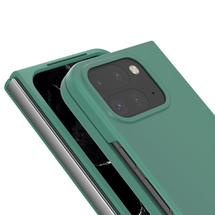 For Google Pixel 9 Pro Fold Skin Feel PC Phone Case(Deep Green) by buy2fix