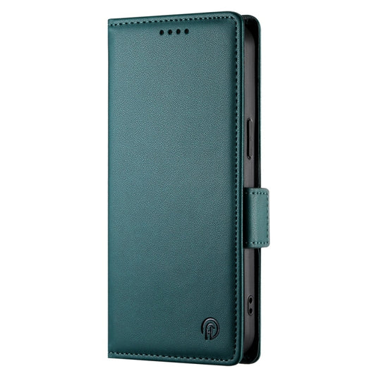 For Redmi K70 Ultra Side Buckle Magnetic Frosted Leather Phone Case(Dark Green) by buy2fix