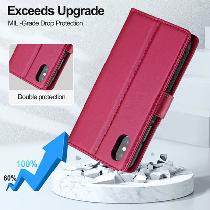 For iPhone XR LC.IMEEKE L2 Series Detachable Magsafe PU Phone Case with Lanyard(Red) - More iPhone Cases by LC.IMEEKE | Online Shopping UK | buy2fix