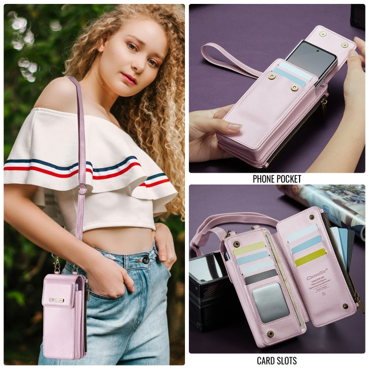 For Samsung Z Fold Series CaseMe Me50 Mini Lanyard Universal Bag(Pink) - Galaxy Z Fold6 5G Cases by CaseMe | Online Shopping UK | buy2fix