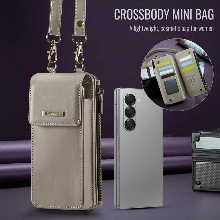 For Samsung Z Fold Series CaseMe Me50 Mini Lanyard Universal Bag(Khaki) - Galaxy Z Fold6 5G Cases by CaseMe | Online Shopping UK | buy2fix