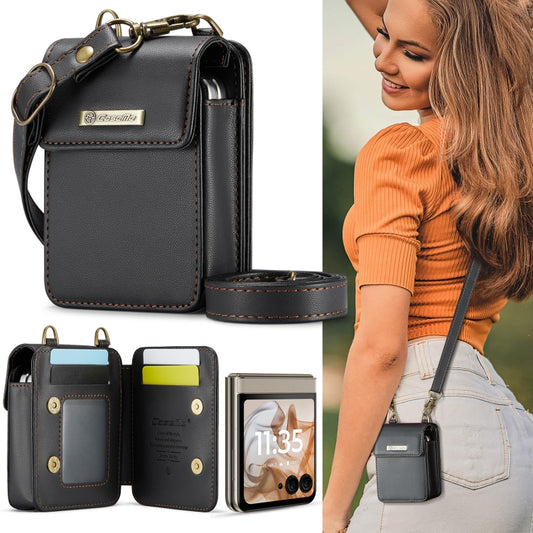 For Motorola Razr Series CaseMe Me50 Mini Lanyard Universal Bag(Black) by CaseMe