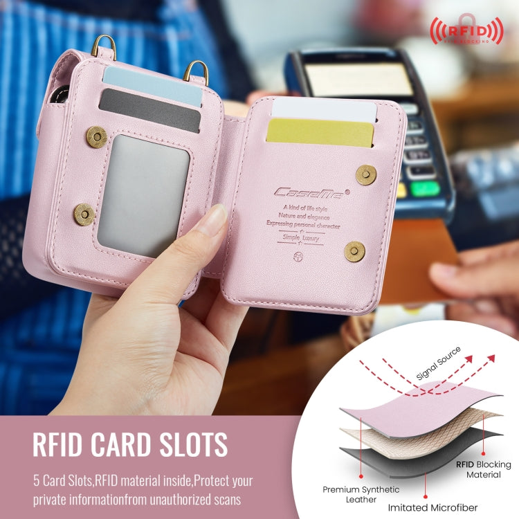 For Motorola Razr Series CaseMe Me50 Mini Lanyard Universal Bag(Pink) by CaseMe