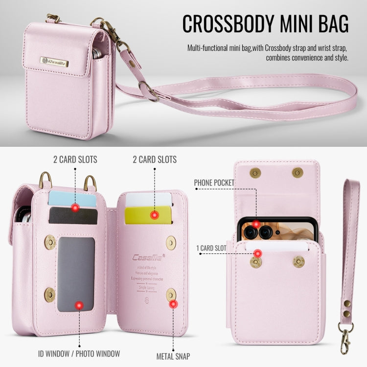 For Motorola Razr Series CaseMe Me50 Mini Lanyard Universal Bag(Pink) by CaseMe