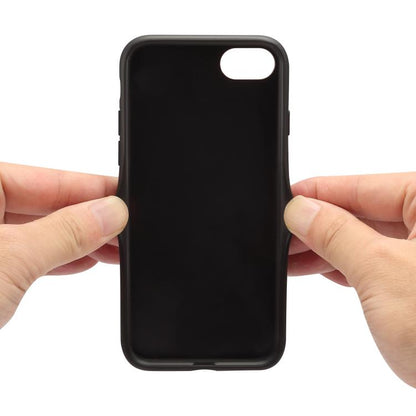 For iPhone 16e Denior D09 PU Dual Card Slot Back Cover Phone Case(Blue) - iPhone 16e Cases by Denior | Online Shopping UK | buy2fix