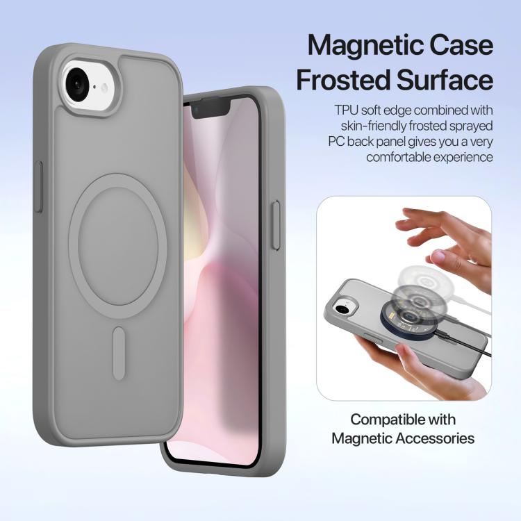 For iPhone 16e DUX DUCIS Lawa Series 2 in 1 Wallet Zipper Detachable MagSafe Phone Case with Lanyard(Grey) - iPhone 16e Cases by DUX DUCIS | Online Shopping UK | buy2fix