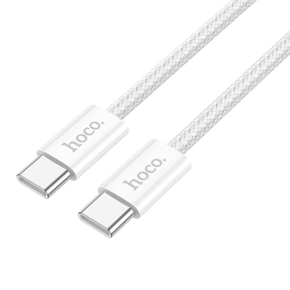 hoco X104 USB-C / Type-C to USB-C / Type-C Source 60W Charging Data Cable, Length:1m(Black) - USB-C & Type-C Cable by hoco | Online Shopping UK | buy2fix