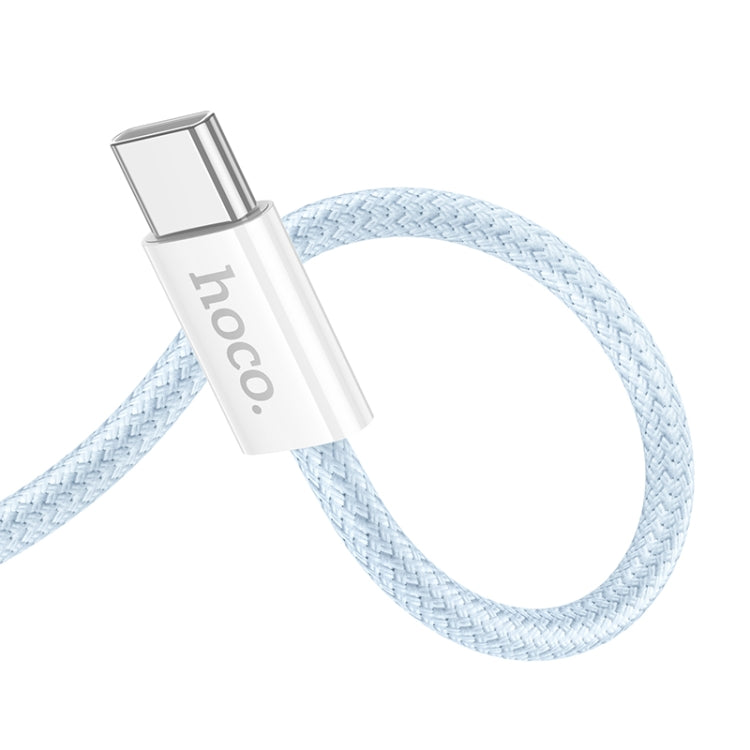 hoco X104 USB-C / Type-C to USB-C / Type-C Source 60W Charging Data Cable, Length:1m(White) - USB-C & Type-C Cable by hoco | Online Shopping UK | buy2fix