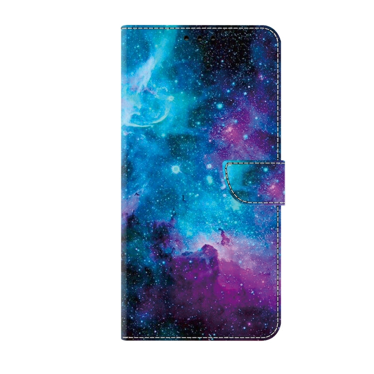 For iPhone 16 Pro Crystal Painted Leather Phone case(Starry Sky) - iPhone 16 Pro Cases by buy2fix | Online Shopping UK | buy2fix