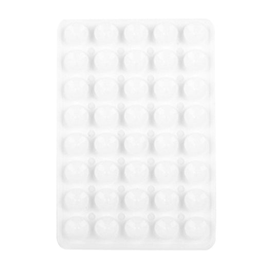 Mobile Phone Silicone 40 Double Side Suction Cup Back Stickers(White) - Hand-Sticking Bracket by buy2fix | Online Shopping UK | buy2fix