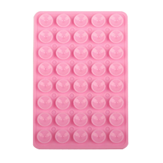 Mobile Phone Silicone 40 Double Side Suction Cup Back Stickers(Pink) - Hand-Sticking Bracket by buy2fix | Online Shopping UK | buy2fix