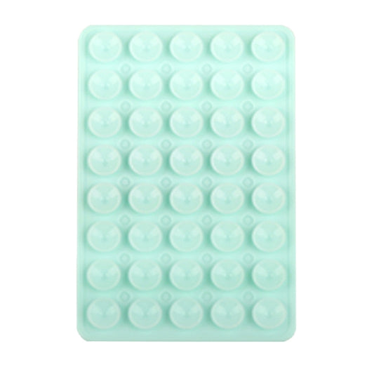 Mobile Phone Silicone 40 Double Side Suction Cup Back Stickers(Teal Green) - Hand-Sticking Bracket by buy2fix | Online Shopping UK | buy2fix