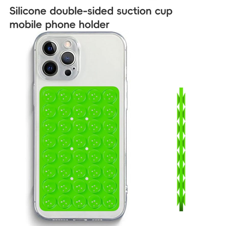 Mobile Phone Silicone 40 Double Side Suction Cup Back Stickers(Purple) - Hand-Sticking Bracket by buy2fix | Online Shopping UK | buy2fix